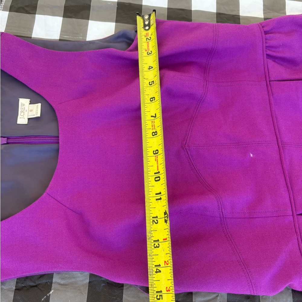 J. Crew wool sheath dress - Size 8 - Picture 8 of 10